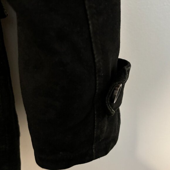 $950 Brooks Brothers Black Suede Field Jacket - Medium - Picture 10 of 16